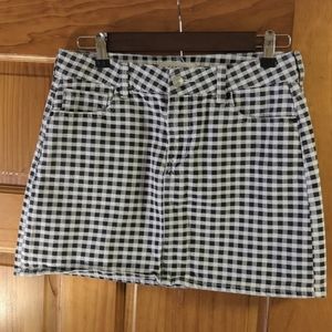 Pac Sun Checkered Mini Skirt